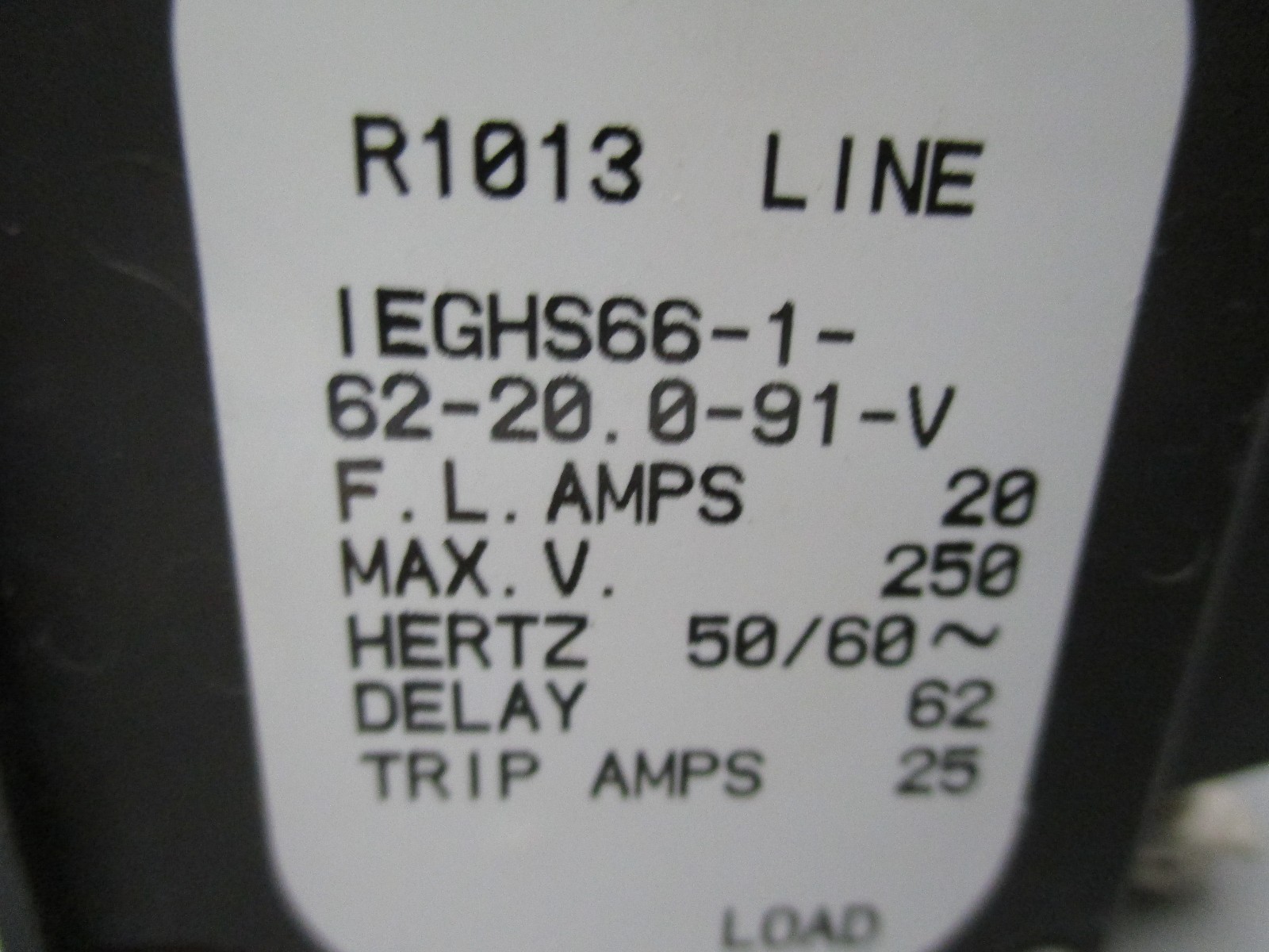 Airpax Sensata IEGHS66-1-62-20.0-91-V Circuit Breaker