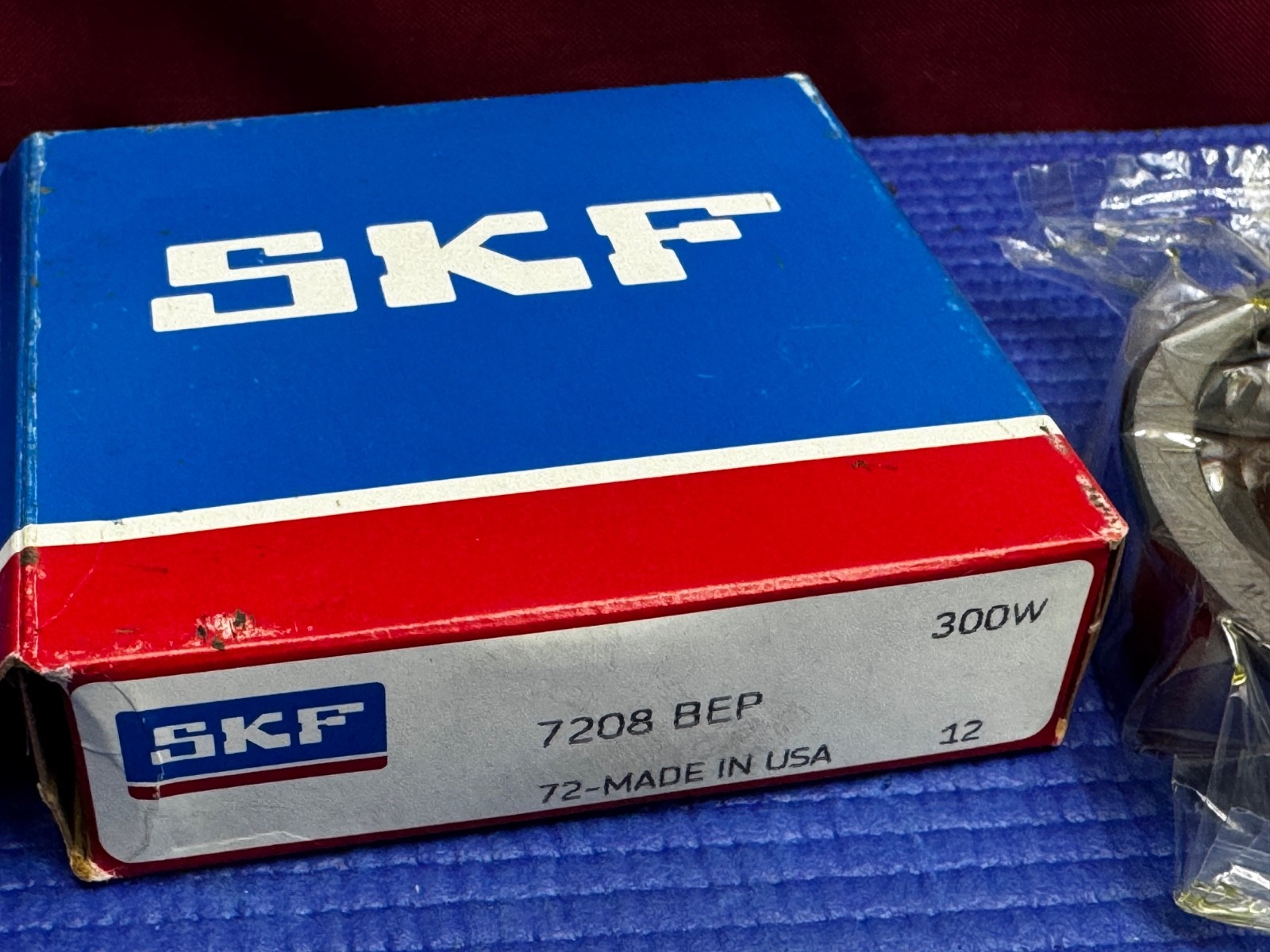 SKF 7208 BEP ANGULAR CONTACT BALL BEARING 40x80x18 mm