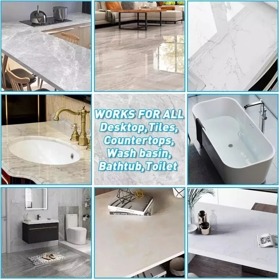 Tile Repair Kit & Granite Quartz Countertop Chip Repair Kit Color Match Marble