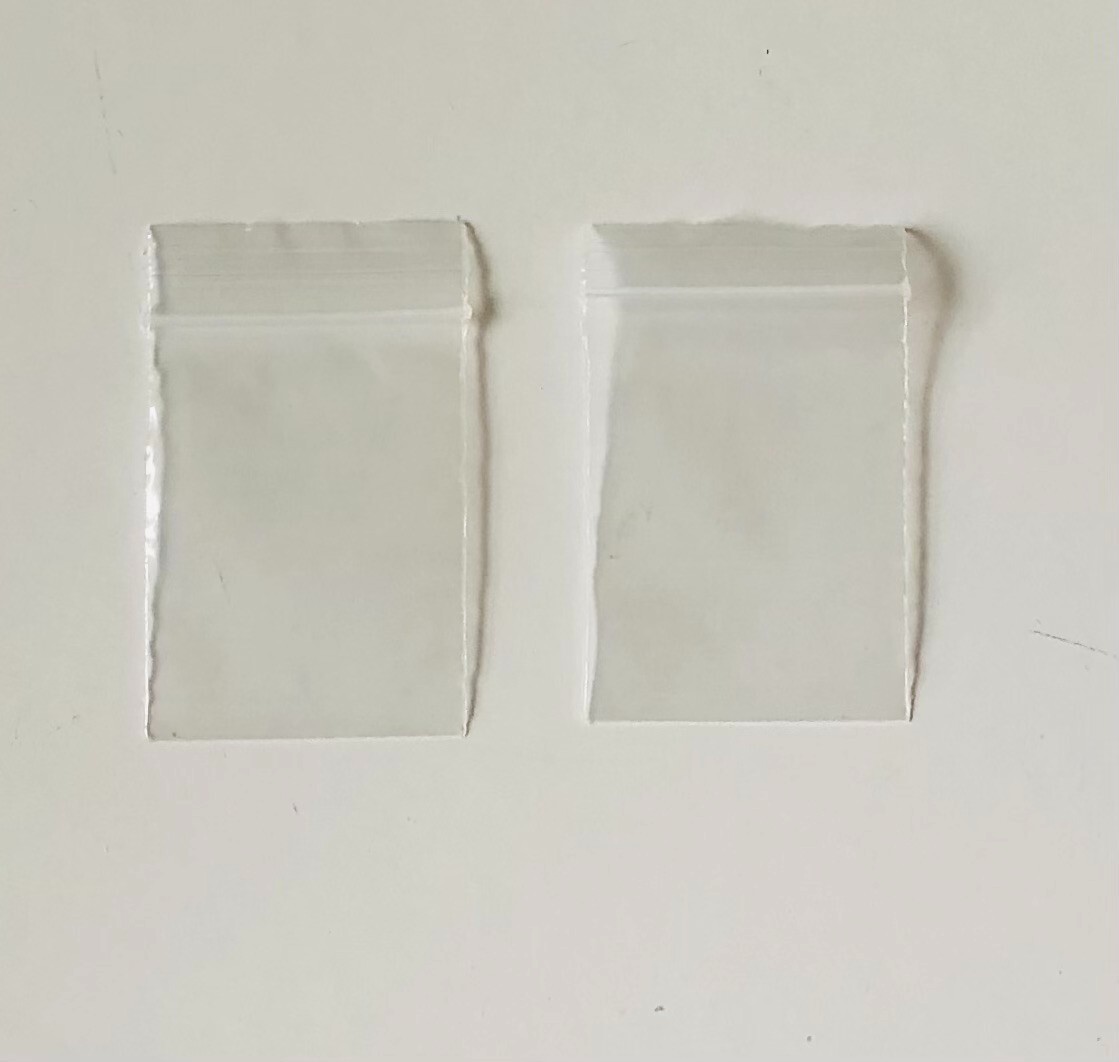 1000 Bags Ziplock BAGS 1.5”X 2”- CLEAR Mini Plastic Bags A
