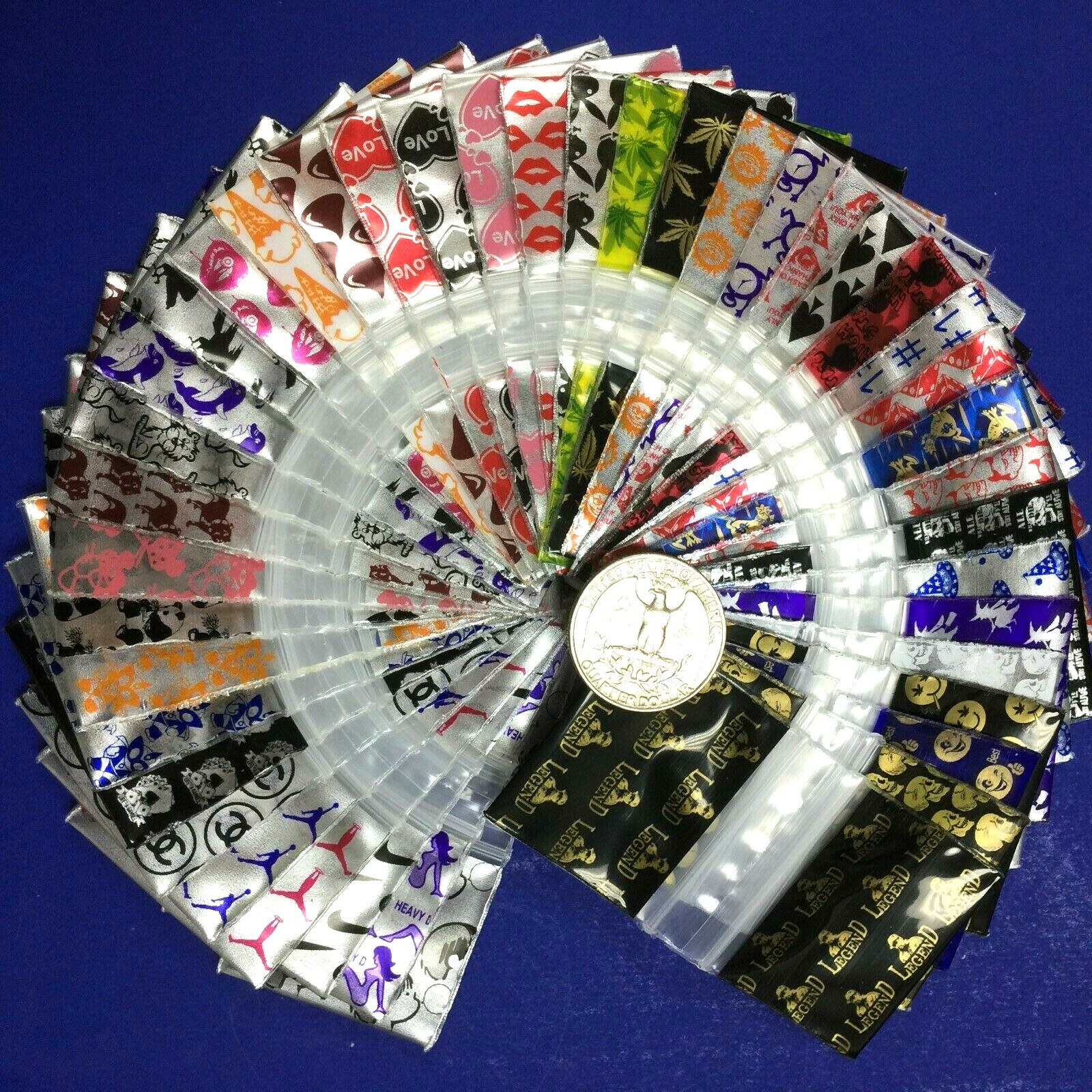 2 MIL15125 1.5″ X 1.25″ ZipSeal BAGS COLOR/900 + DESIGN/100=1000PCS, ?Details?