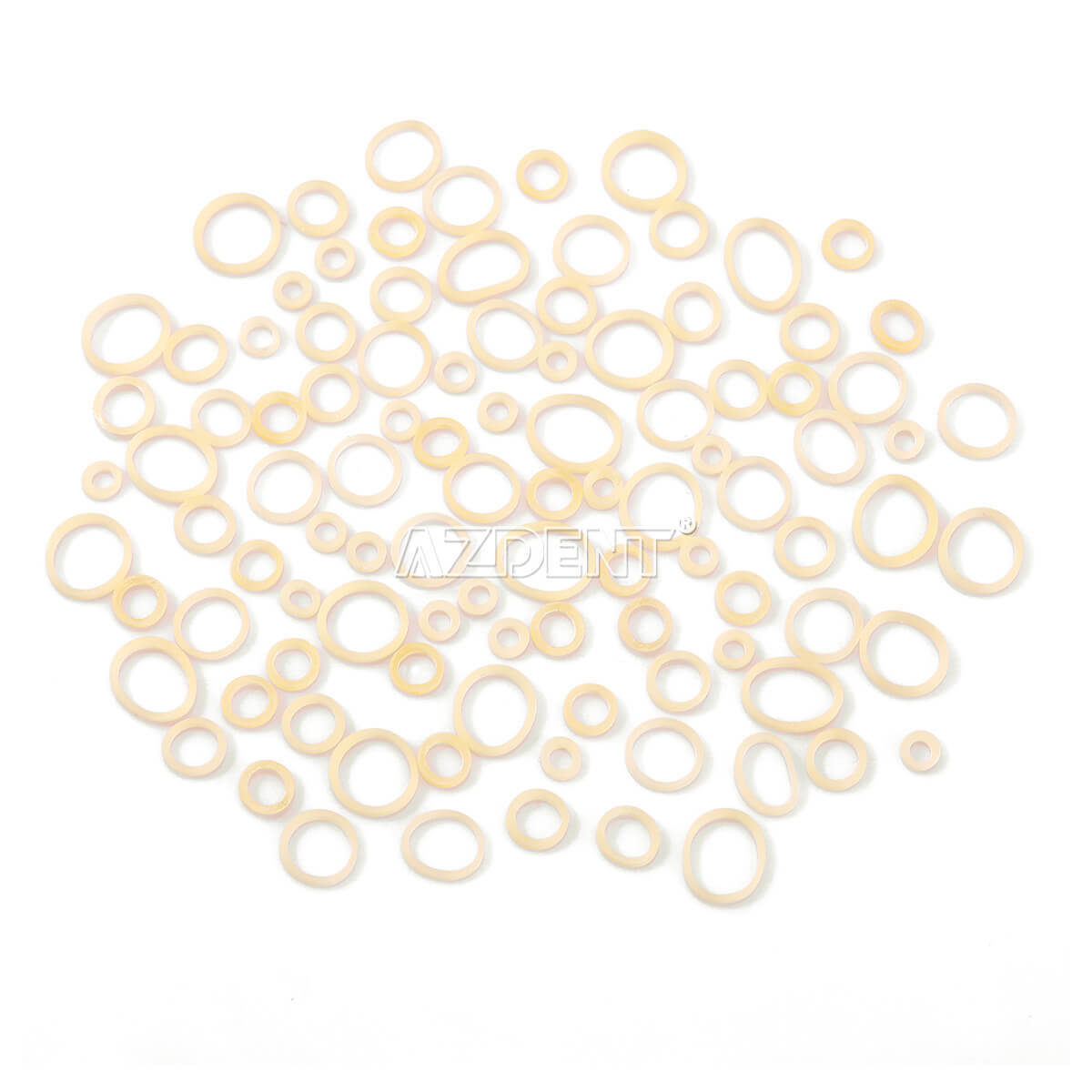 Dental Ortho Elastics Latex Braces Orthodontic Rubber Bands 5000Pcs/kit 15Sizes！