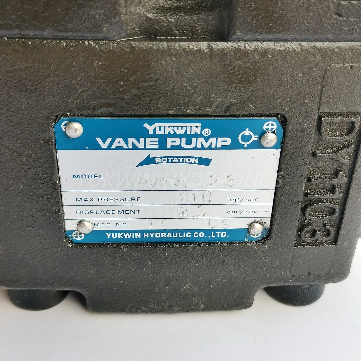 YUKWIN PV2R1-12 Vane Pump 21MPa High Pressure 10ml/r Displacement Compatible wit
