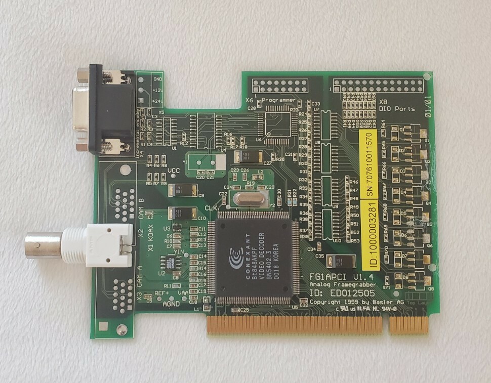 Basler FG1APCI V1.4 ID: ED012505 PCB Card