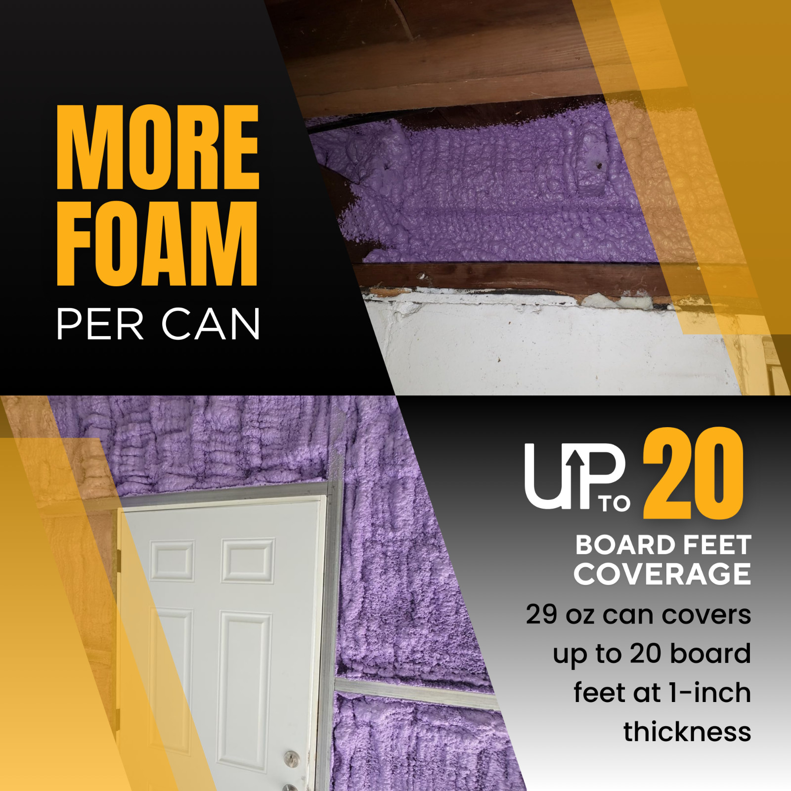 Vega Bond Purplecoat Single Component Closed Cell Spray Foam Insulation -12Packs