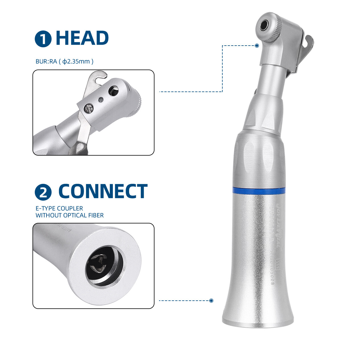 Dental Estilo Alta y Baja Velocidad Kit de Pieza de Mano Turbina 2 Agujero Kit