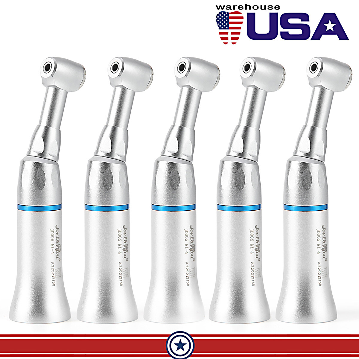 Dental Slow Low Speed Contra Angle Handpiece Push Button E-type Joydental