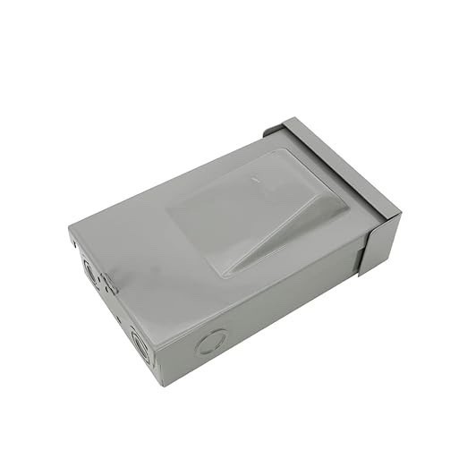 Air Conditioner Disconnect Metal Box, Non-Fusible Puller, 60 Amps, Outdoor