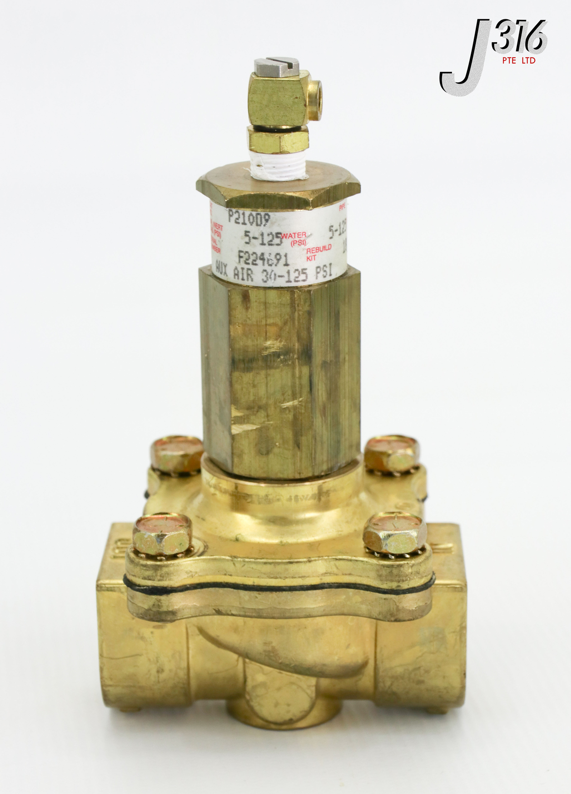 20108 ASCO VALVE AIR OPERATED 3/4IN 5-125PSI AIR/WATER/OIL P210D9