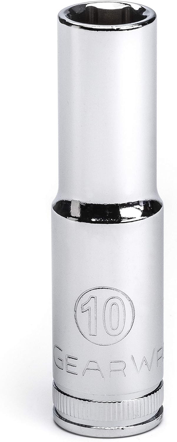 GEARWRENCH 3/8″ Drive 6 Pt. Deep Socket, 10mm – 80392