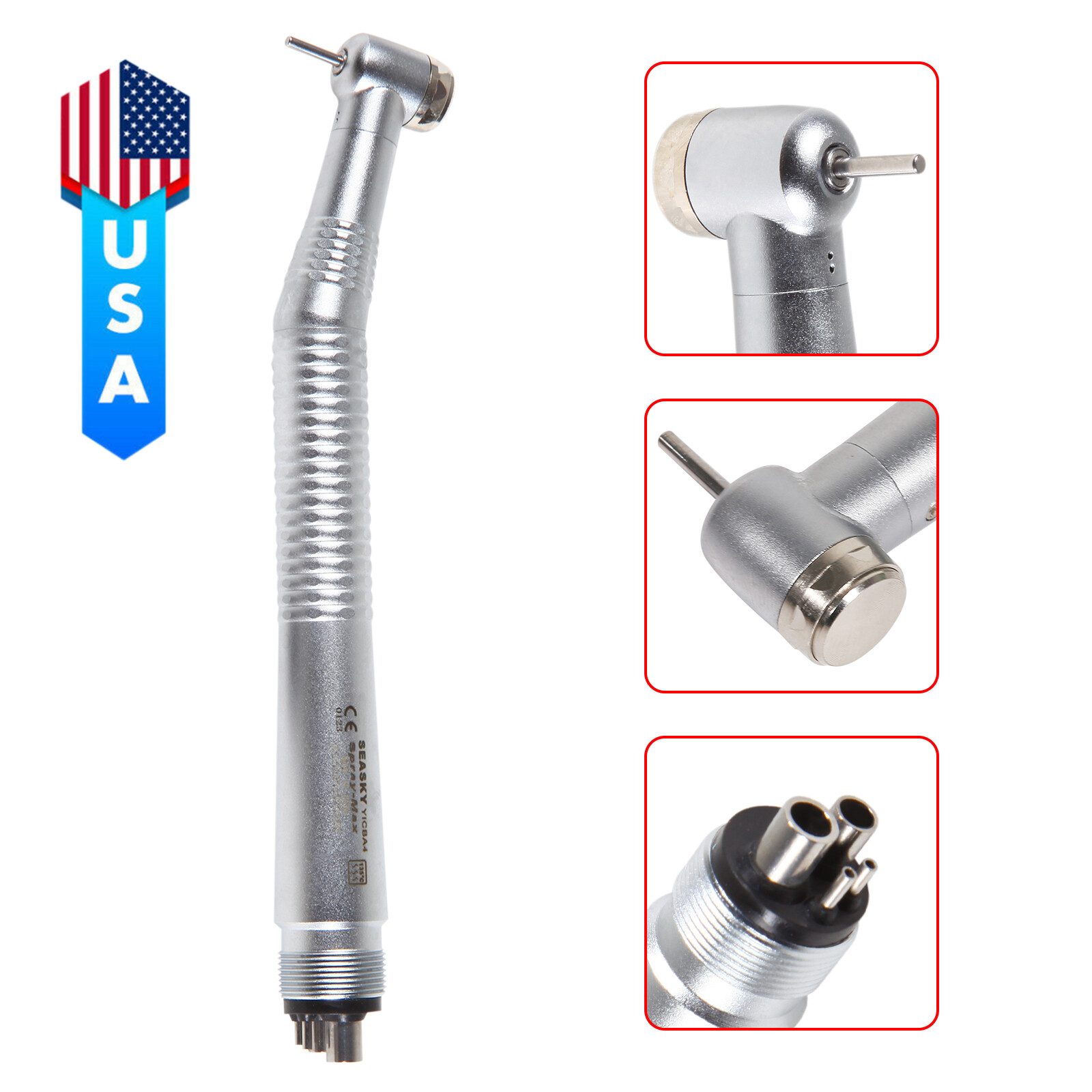 10* NSK PANA MAX Style Dental High Speed Handpiece Push Button 4Hole Air Turbine