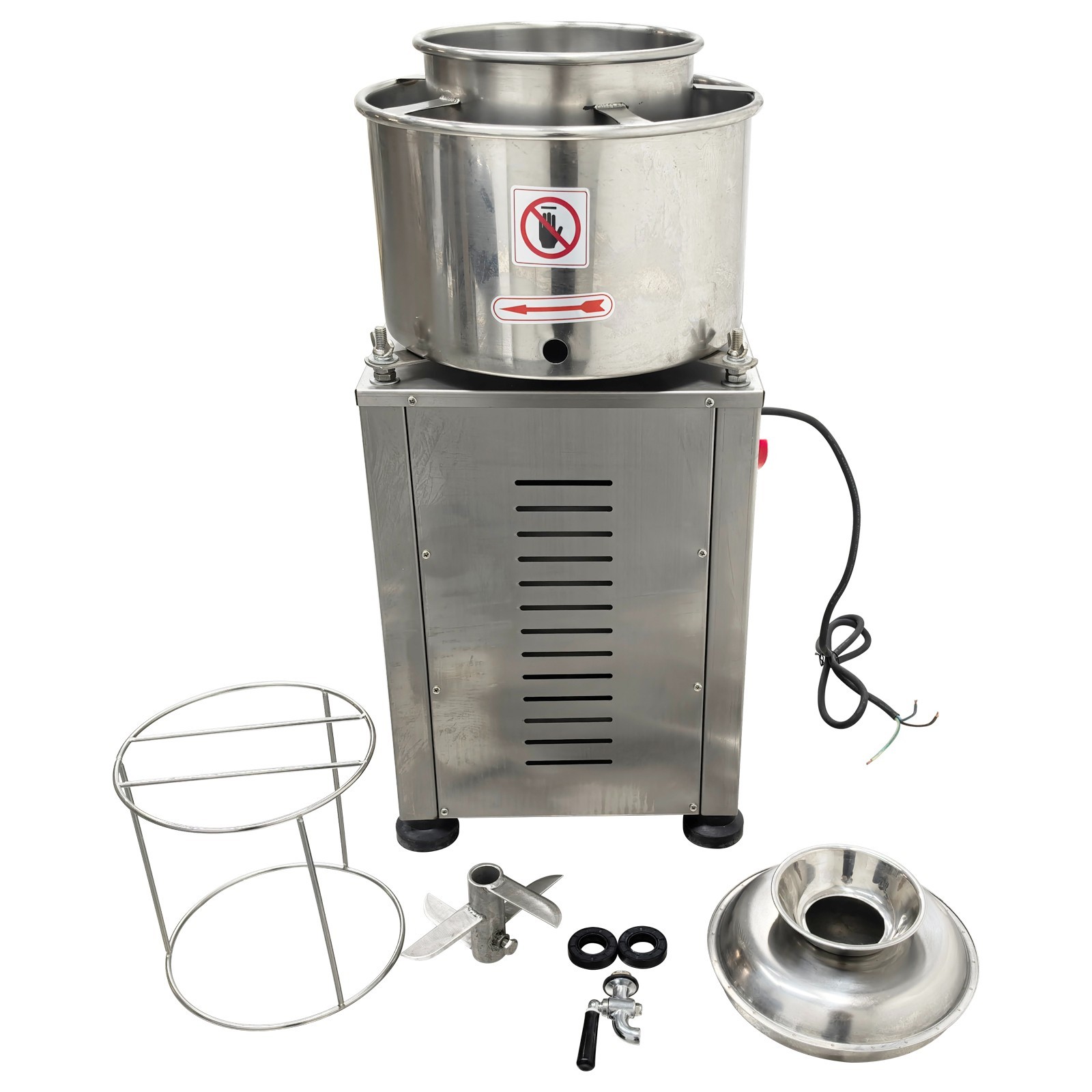 Stainless Steel Electric Meat Puree Making Machine 220V Meatball Beating Machine