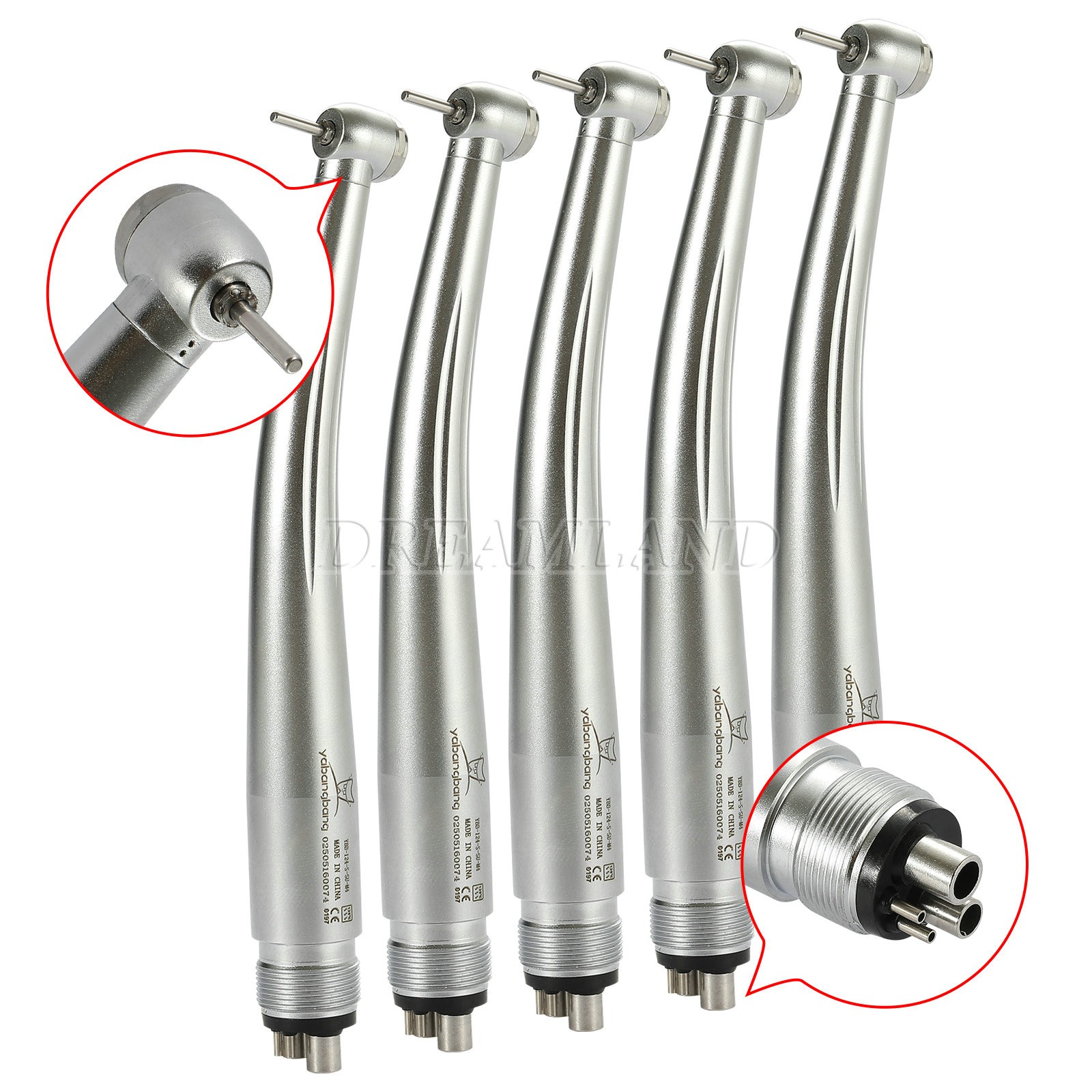 Mini Small Head Dental High Speed Handpiece Push Pediatric Kid NSK STYLE 4HOLE