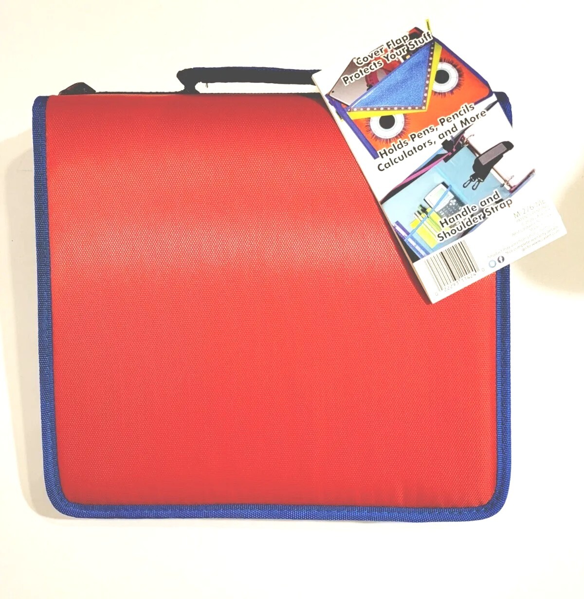 NEW Case-it M-276-ME Monsters Flip Top Zipper Binder 2″ Inch Sheet Capacity