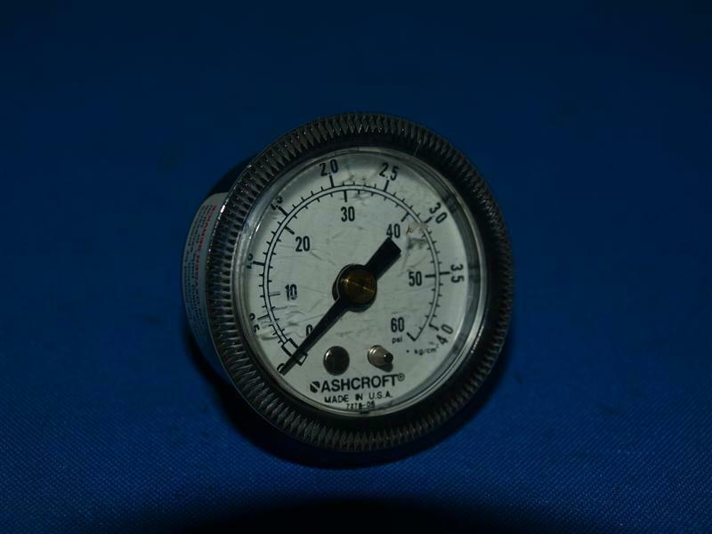 Ashcroft Gauge 0-60PSI 0-4.0kg/cm2