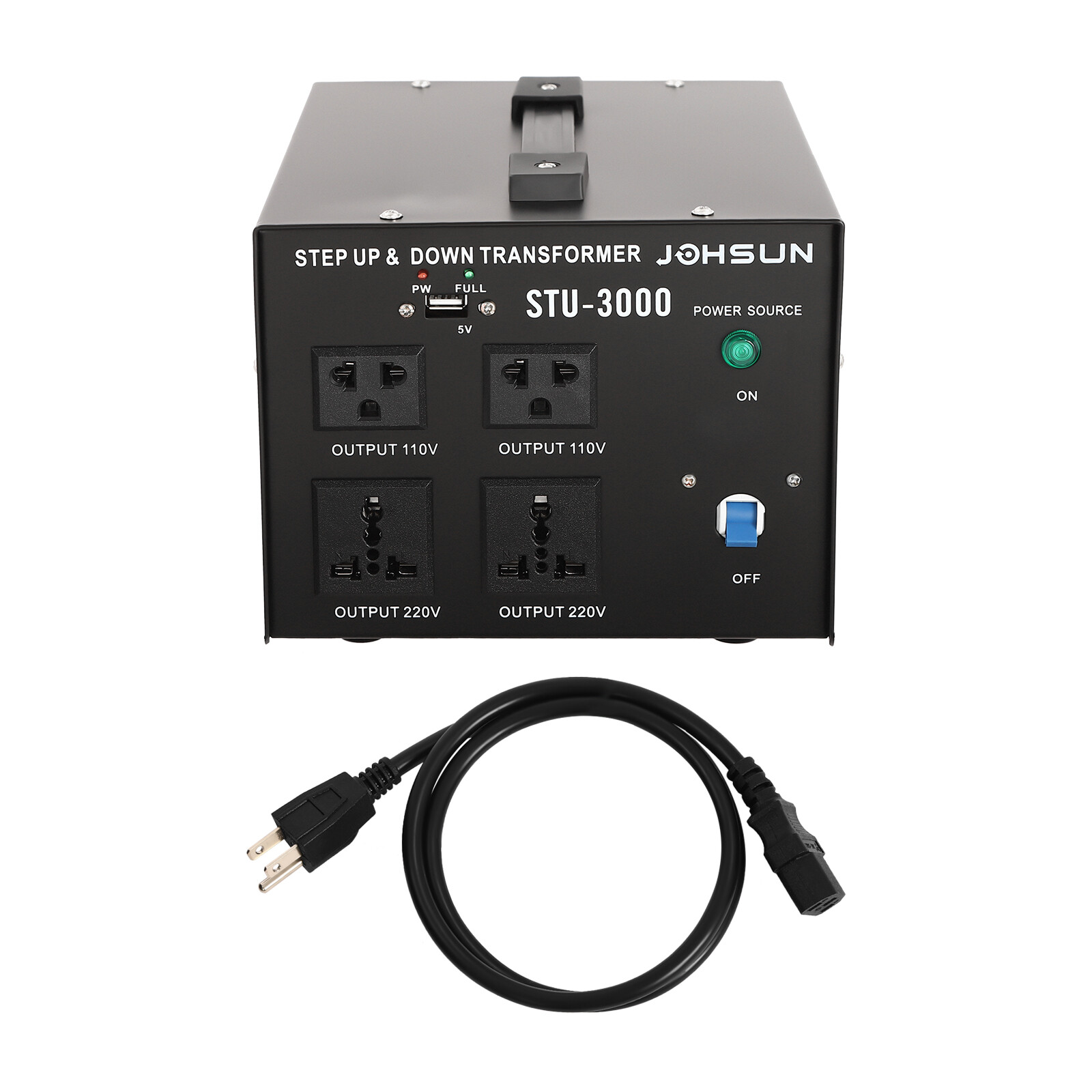 Heavy Duty 3000W Voltage 220V-110V 110V-220V Step Up/ Down Transformer Converter