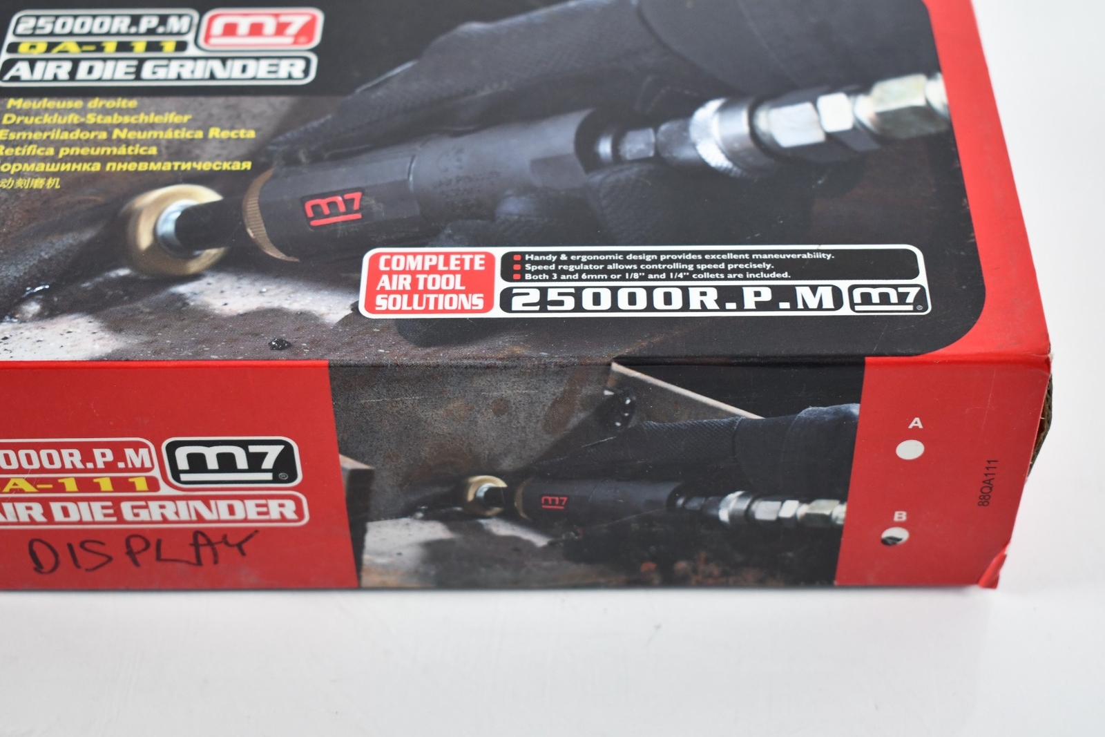 NEW M7 Mighty Seven QA-111 Air Die Grinder 25,000 RPM