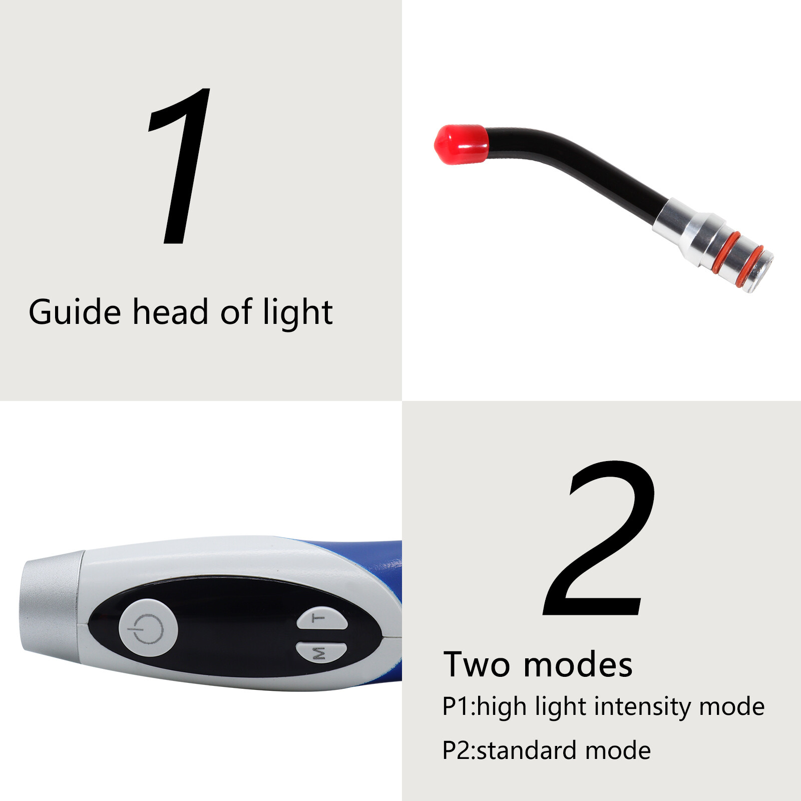 Dental Wireless Cordless LED Cure Curing Light Lamp 1800mw 5SEC Resin Cure Tool