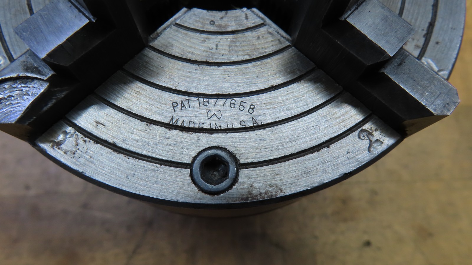 Watson MFG. 4″ 5C lathe chuck 5C mount 4 jaw
