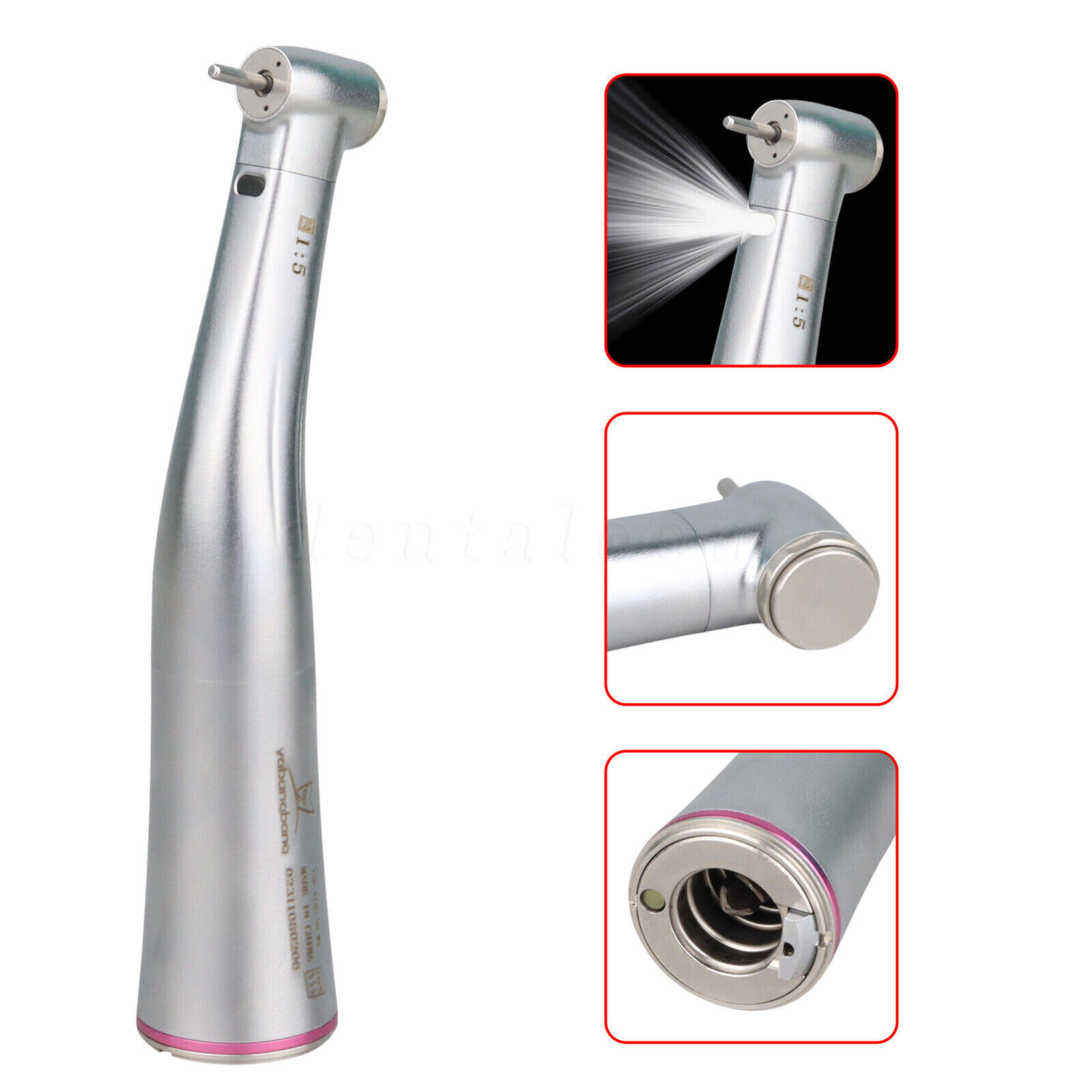 Dental 1:5 1:4.2 Increasing 20:1 1:1 Fiber Optic Contra Angle fit NSK KaV Bien