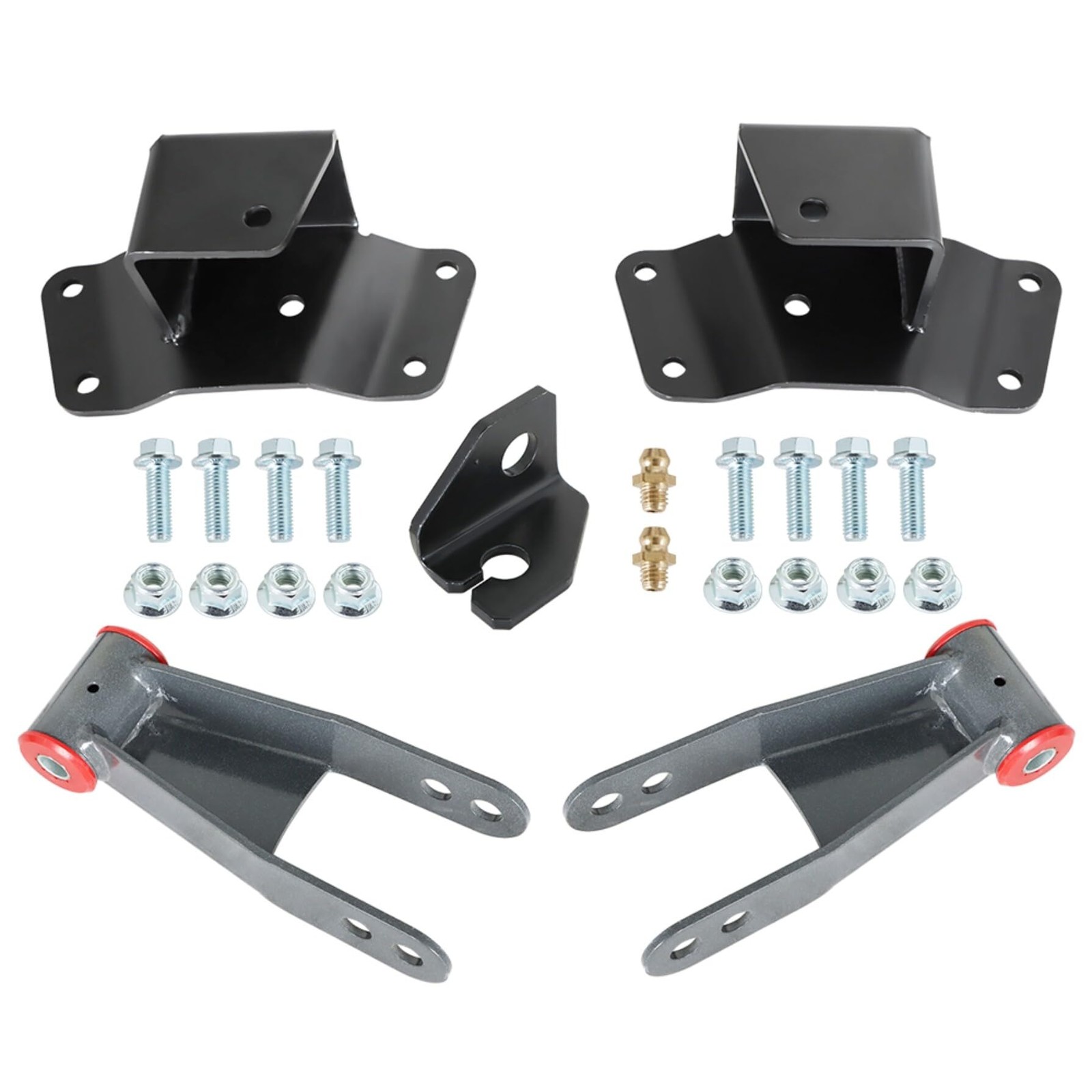 4 Rear Drop Kit Shackles Hangers for 1988-1998 Chevy Silverado for 1988-1998 …