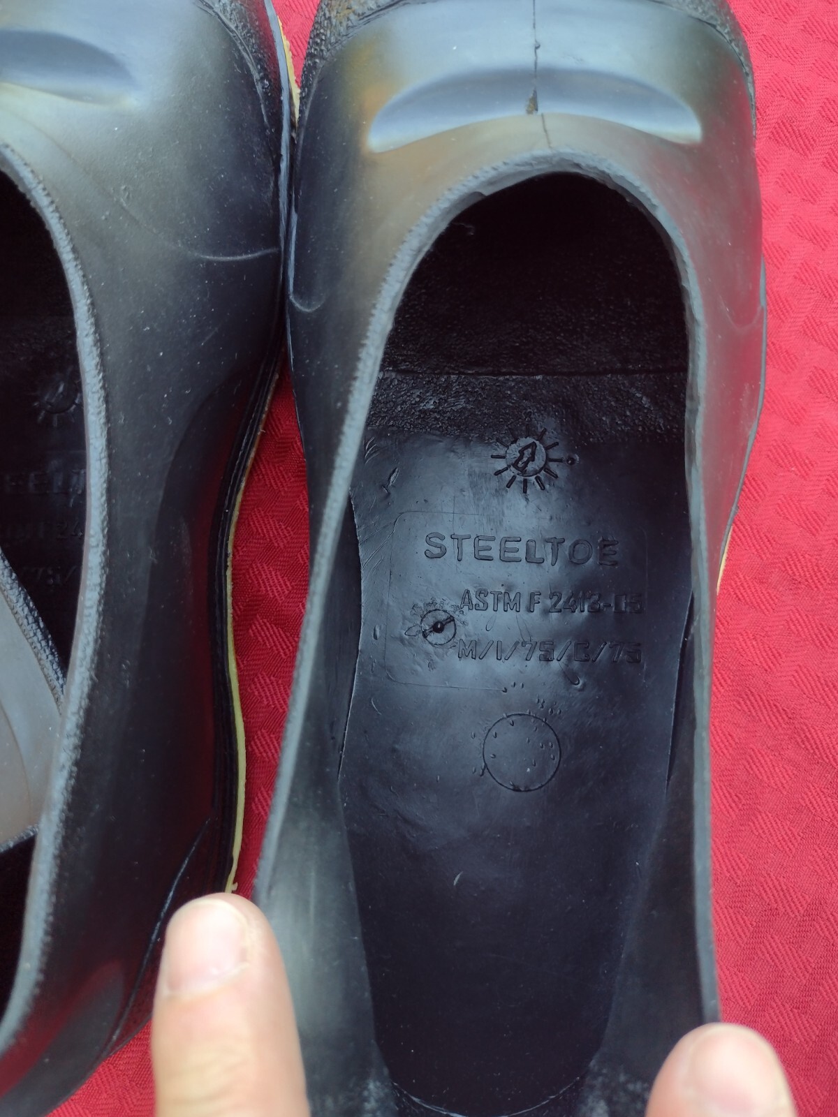 NEW Steel Toe Tingley Workbrutes Unisex PVC Rubber Overshoe Size XSmall