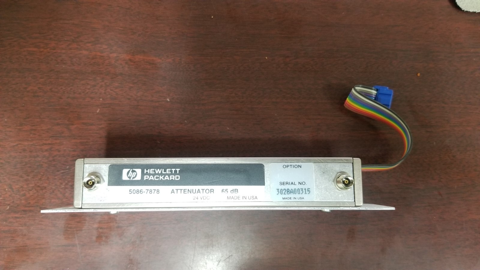 HP 5086-7878 65dB 24VDC Attenuator 3.5mm Connections