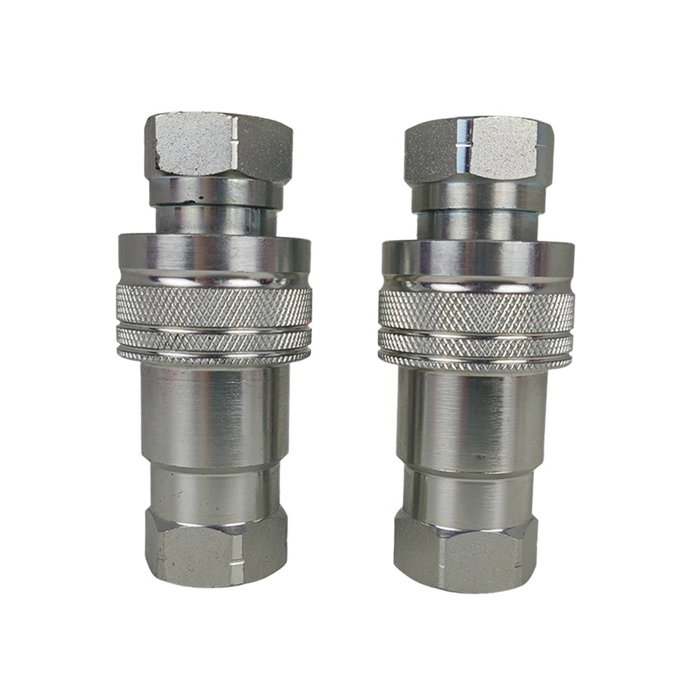 2Sets For Pioneer Ball Style 1/2″ NPT Hydraulic Coupler Quick Connect Coupling