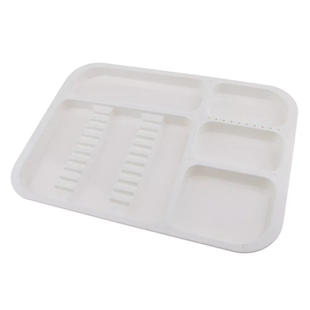 Dental Autoclavable Instrument 135°C Divided Plastic Set Up Trays Optional Type