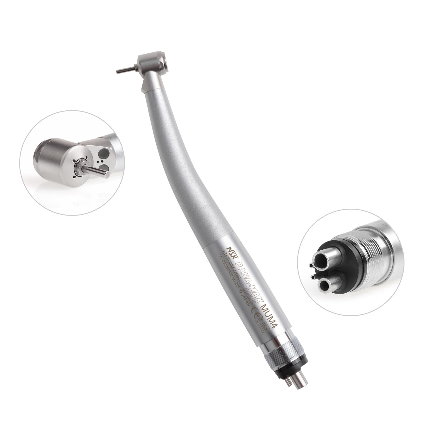 2H/4H Dual LED Dental High Speed Handpiece Single Water Spray MINI Head for Kids