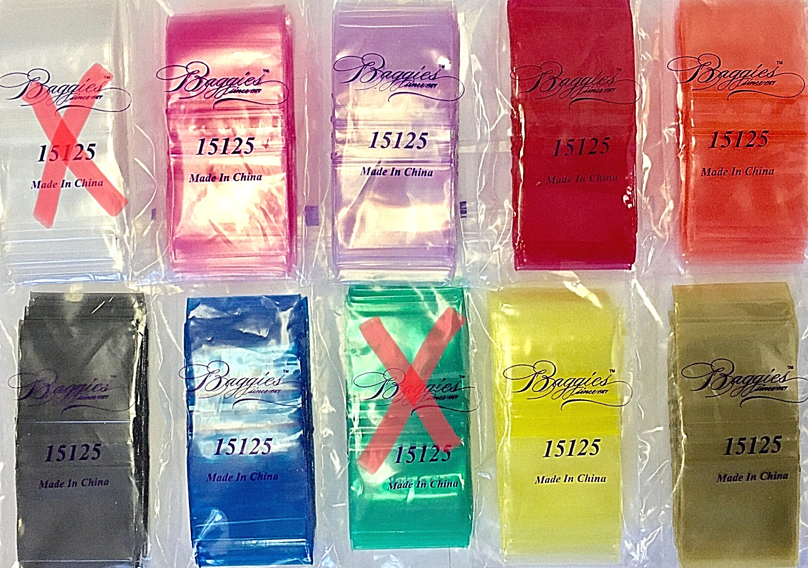 2 MIL15125 1.5″ X 1.25″ ZipSeal BAGS COLOR/900 + DESIGN/100=1000PCS, ?Details?