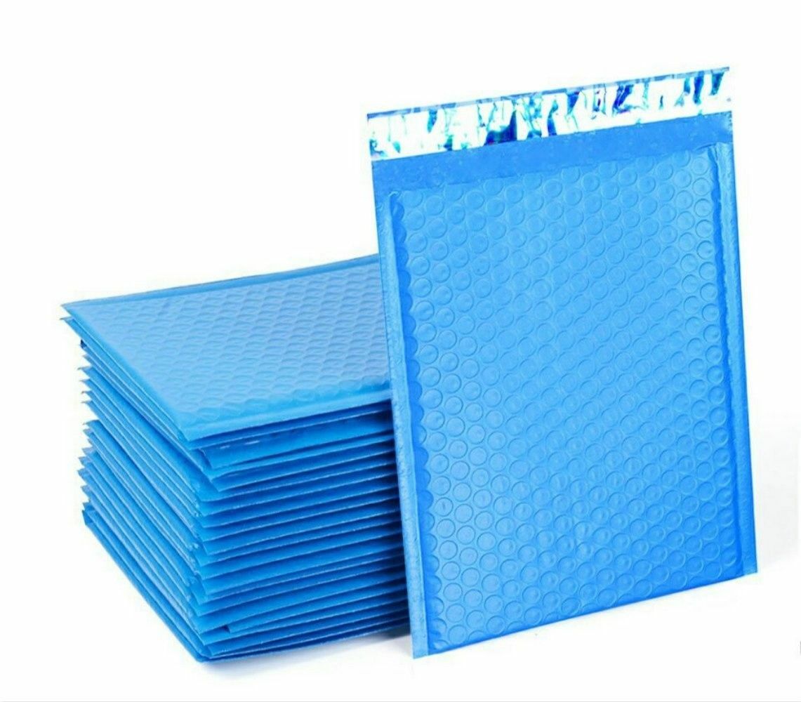 Mix Your Color 50 Poly Bubble Padded Envelopes Mailers #0 6×10 (Inner 6×9)