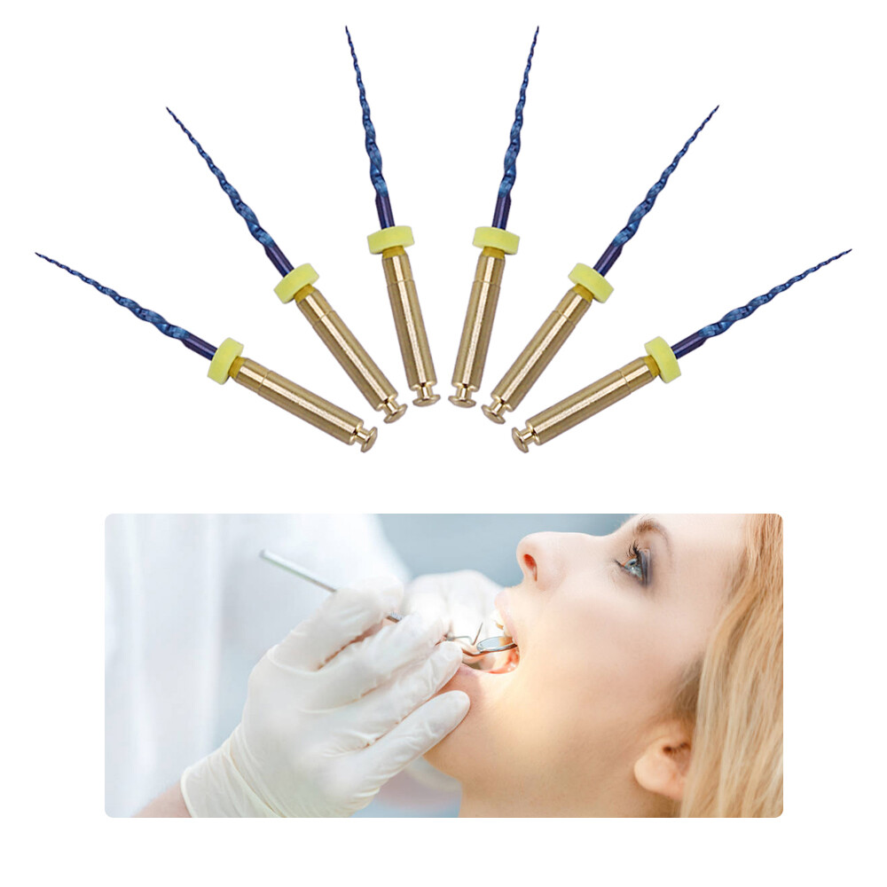 AZDENT Dental Endo Rotary Files X-Pro Gold Taper SX-F3 NITI Root Canal Files