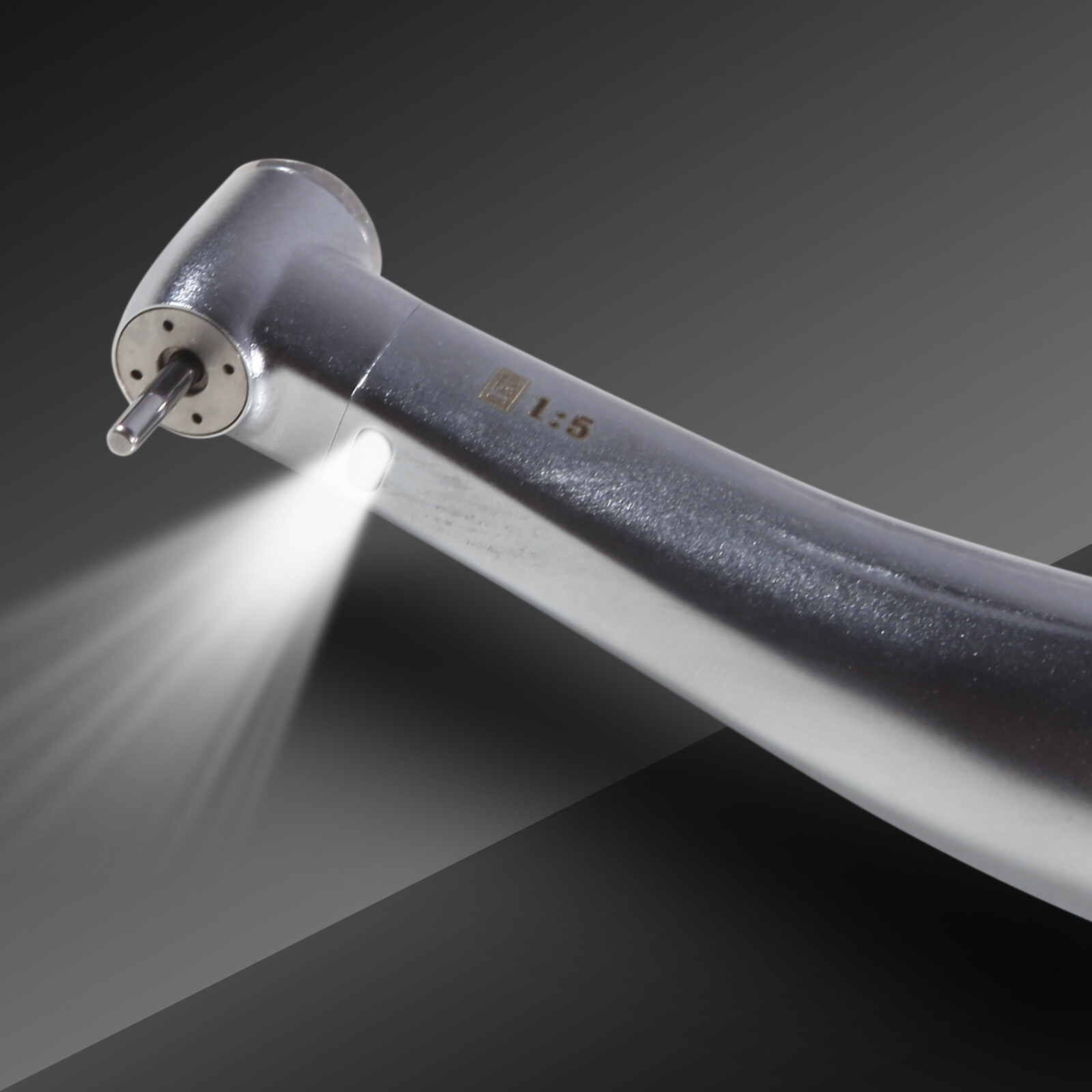 LED Manipolo odontoiatrico 1:5 contrangolo anello rosso Dental handpiece Fit NSK