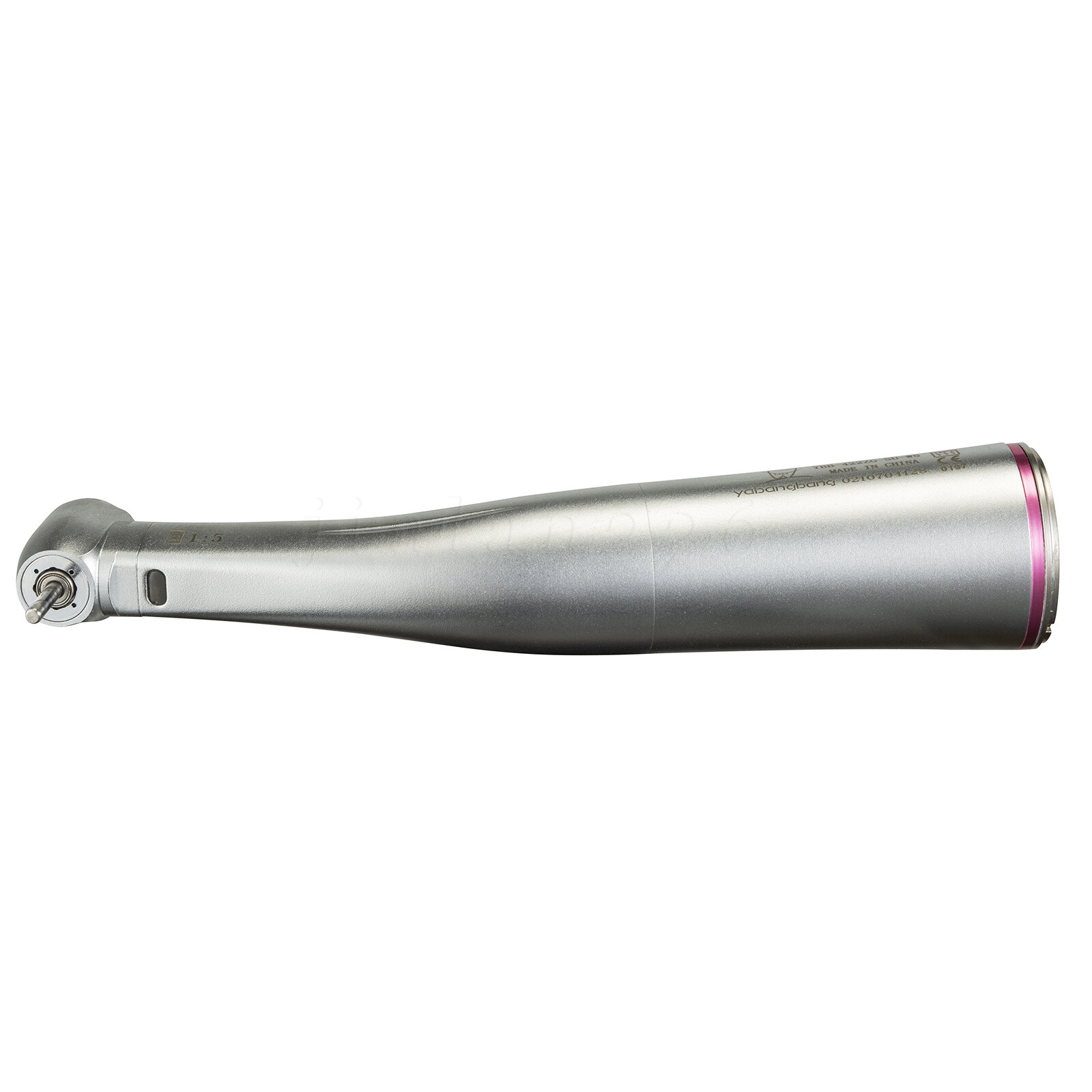 NSK Ti-MAX X95L Style Dental 1:5 LED Fiber Optic Contra Angle Handpiece Red Ring