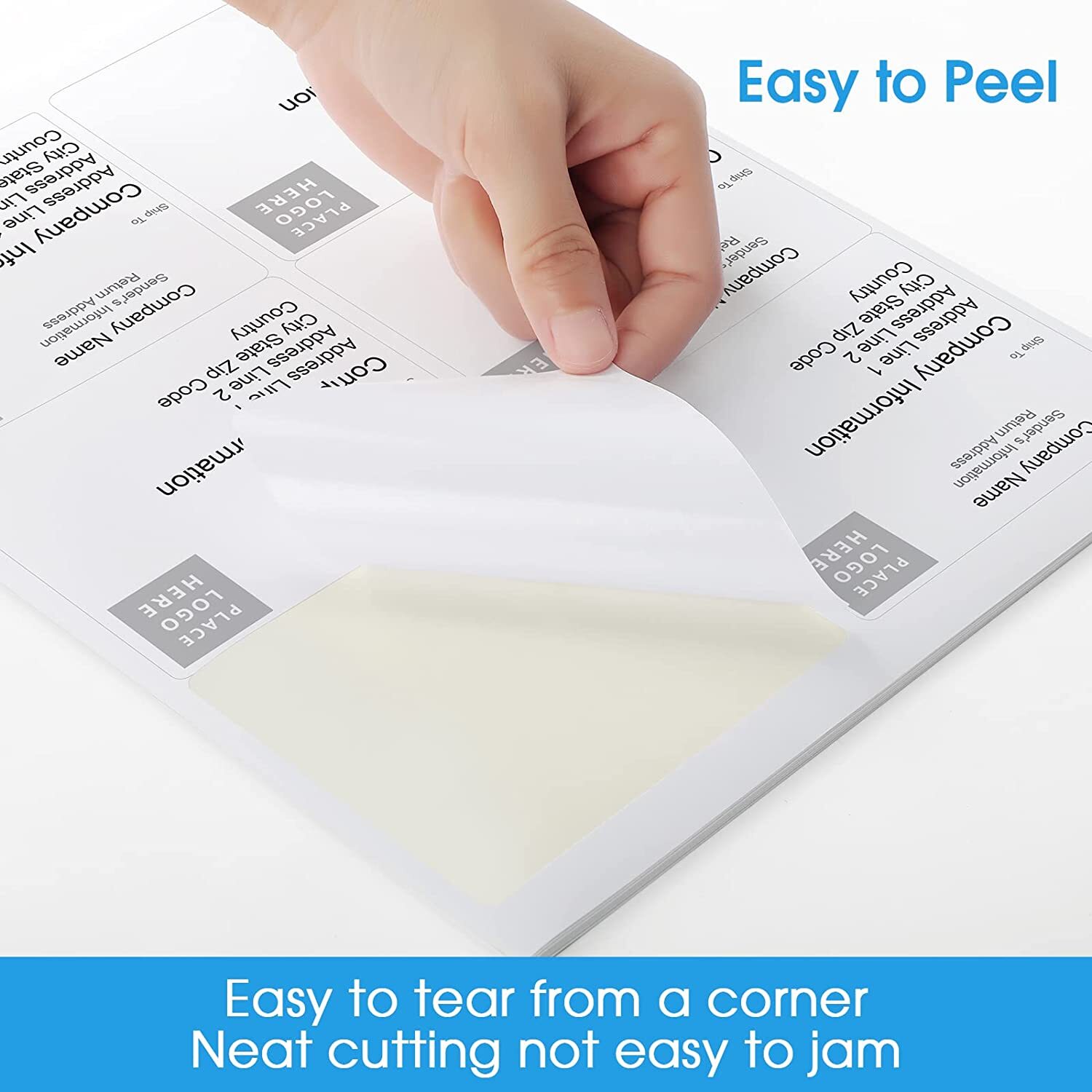 150-24000 Shipping Labels 3-1/3″ x 4″ Mailing Address 6 Per Sheet InkJet Laser