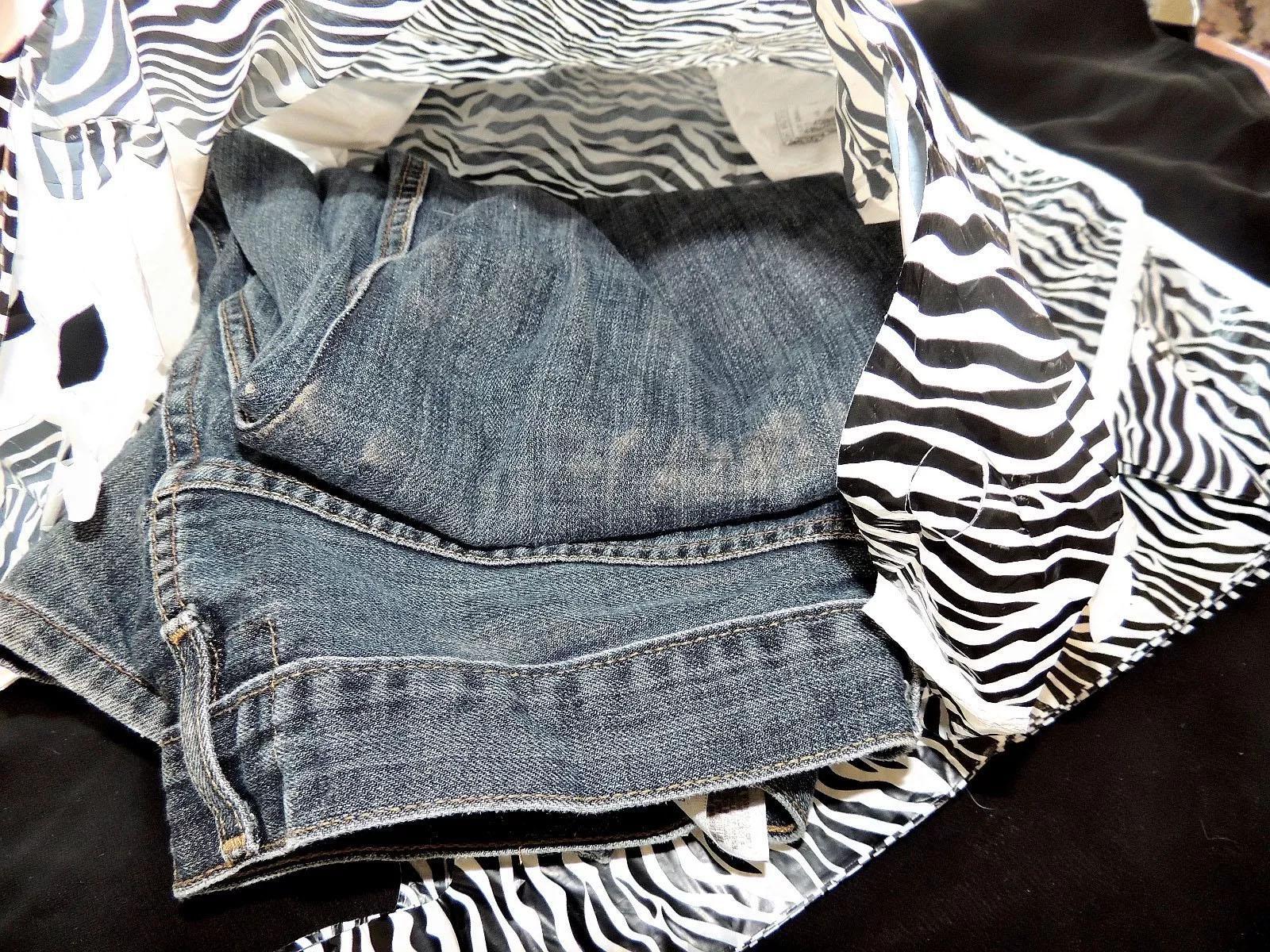 Leopard, Zebra T-Shirt Bags with Handles, 8x5x16″ & 11x6x21 Cute Animal Print Fa