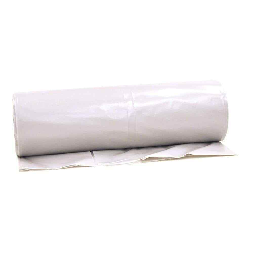 Plastic Sheeting Roll Tarp Cover Extra Heavy Duty 12′ x 100′ Clear Opaque 6 mil