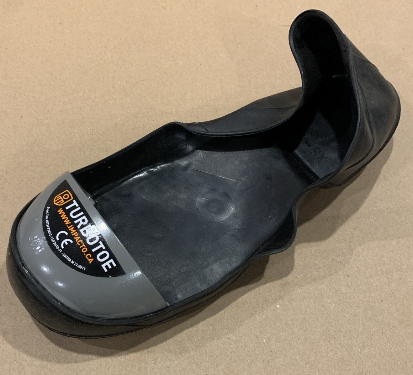 Impacto TURBOTOE Steel Toe Cap Overshoe Grey XS XSmall Size: M4-5, W6-7