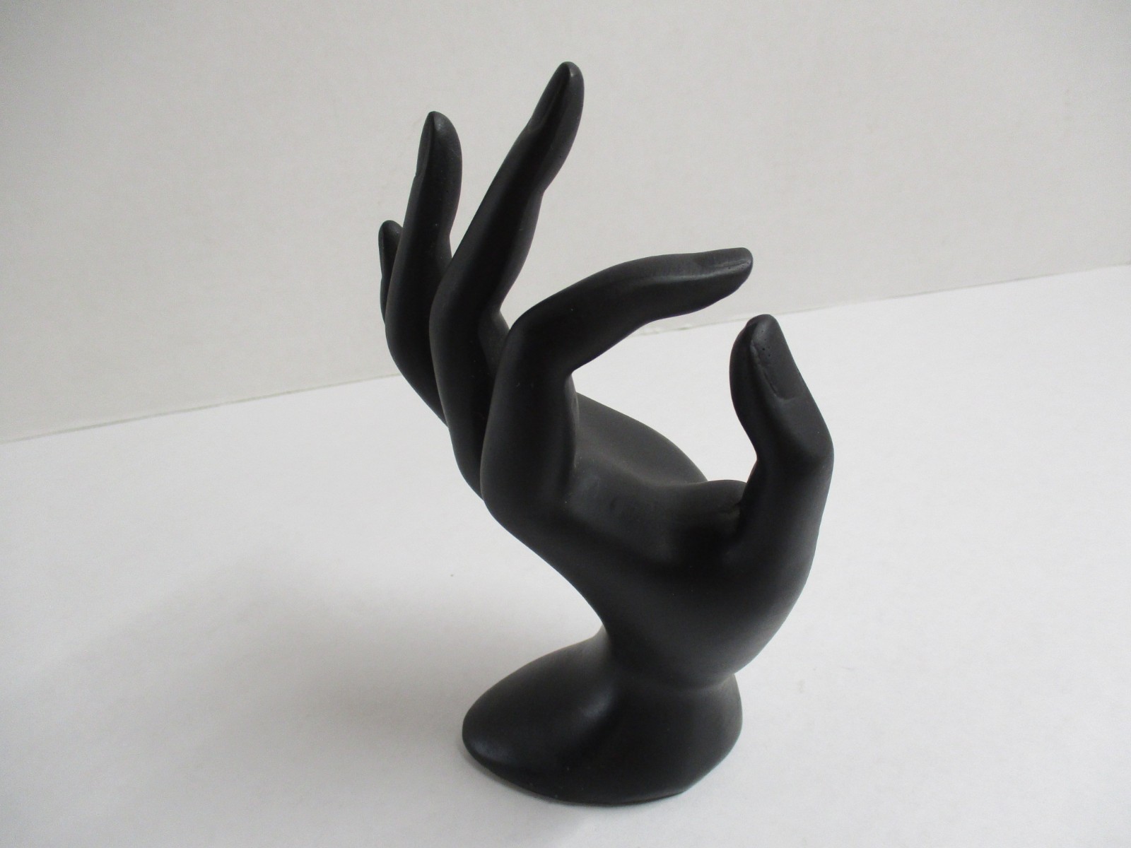 Hand Mannequin Black Display Unisex Solid Strong Still Finger Palm Ok Gesture