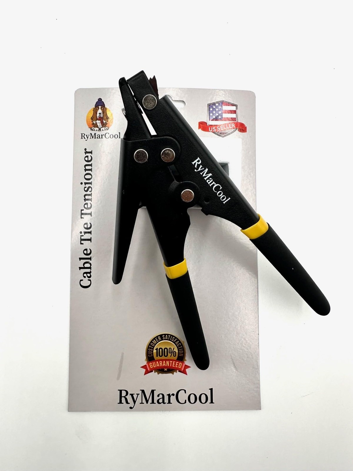 Cable Tie Tensioning Tool Durable Steel, Comfortable Handles, for HVAC and Trade