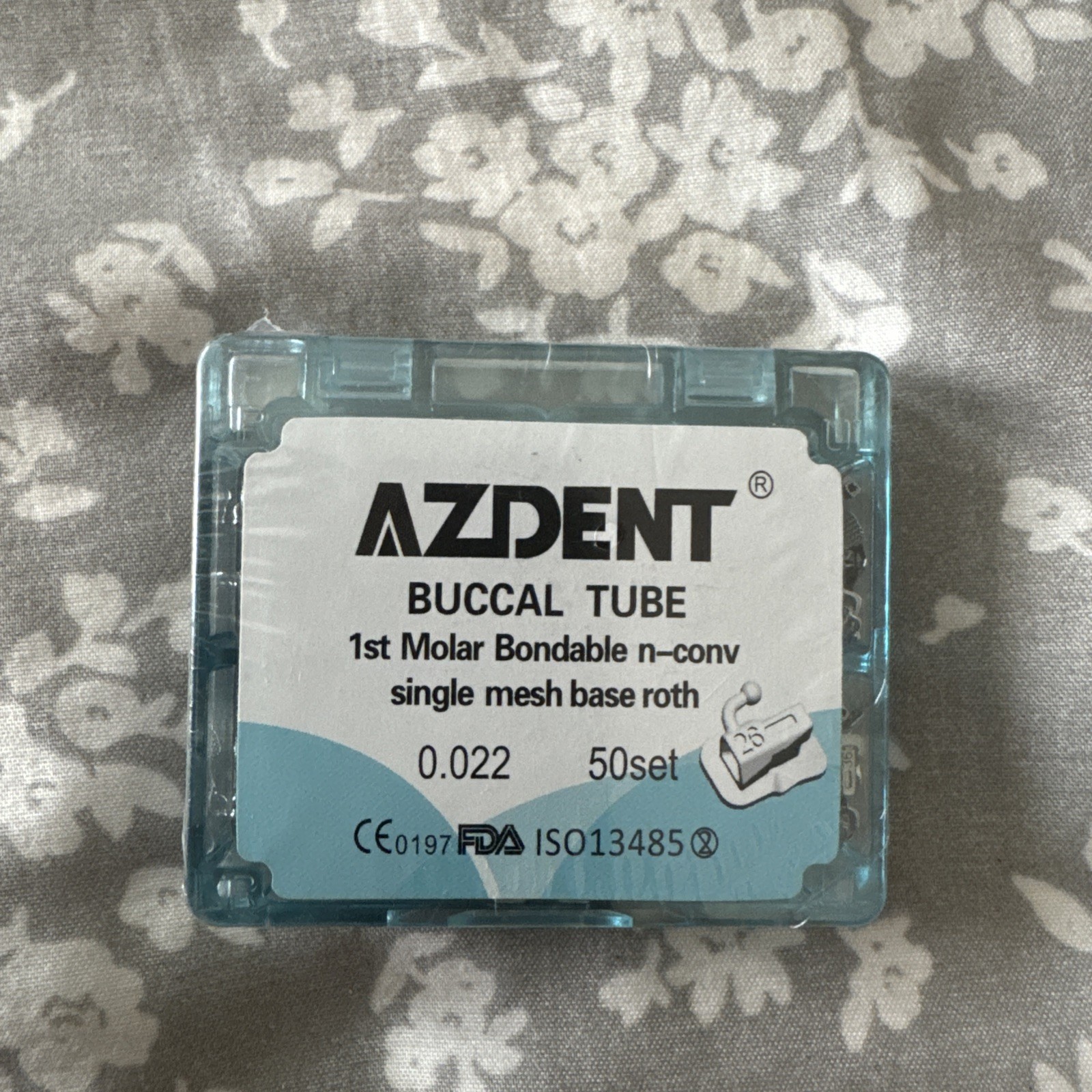 AZDENT Dental Ortho 1st Molar Buccal Tubes /Bracket Braces Mini MBT 0.022 50set
