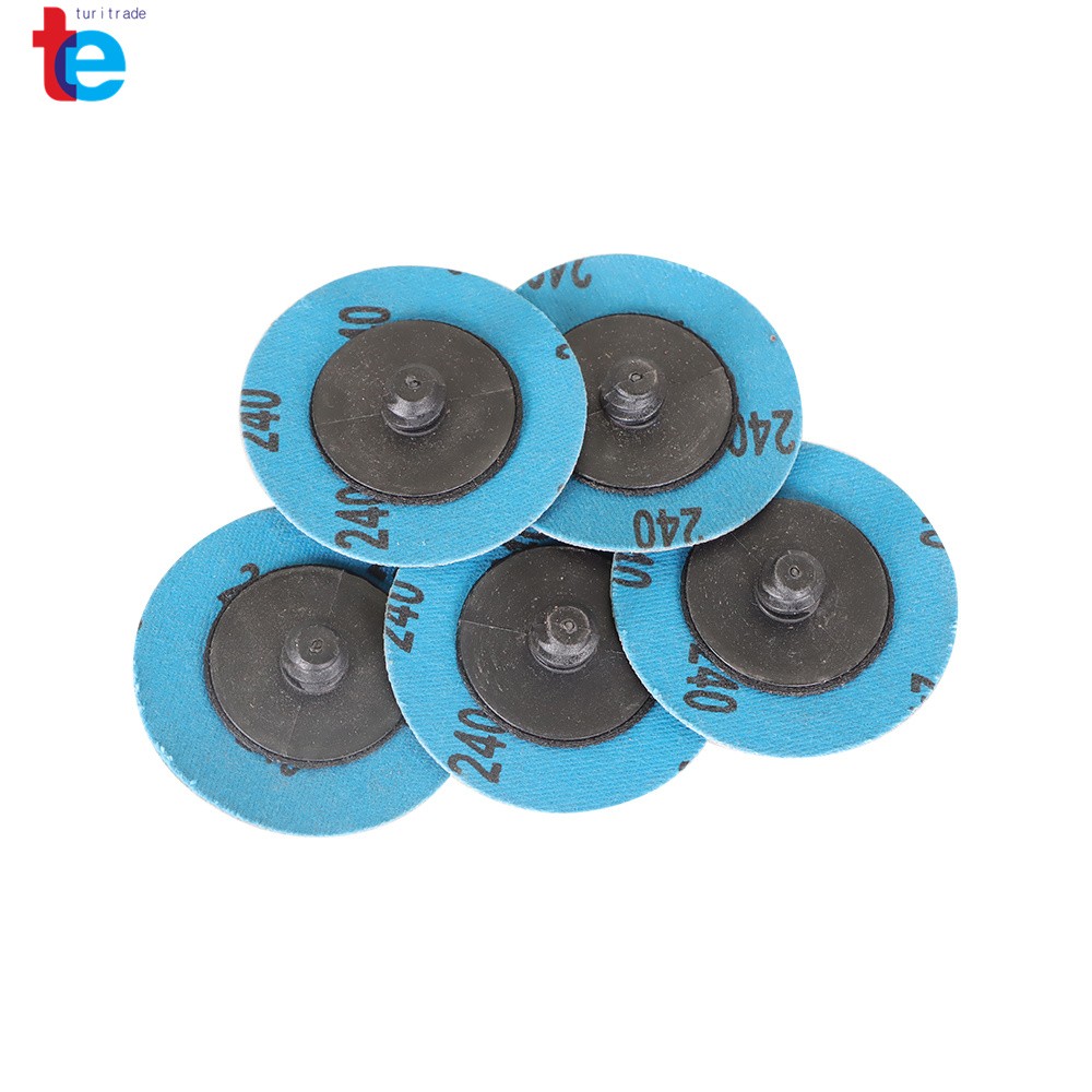 Quick Change Sanding Disc 2″ Roll Lock Die Grinder 36 60 80 120 240 Grit 51 Pack