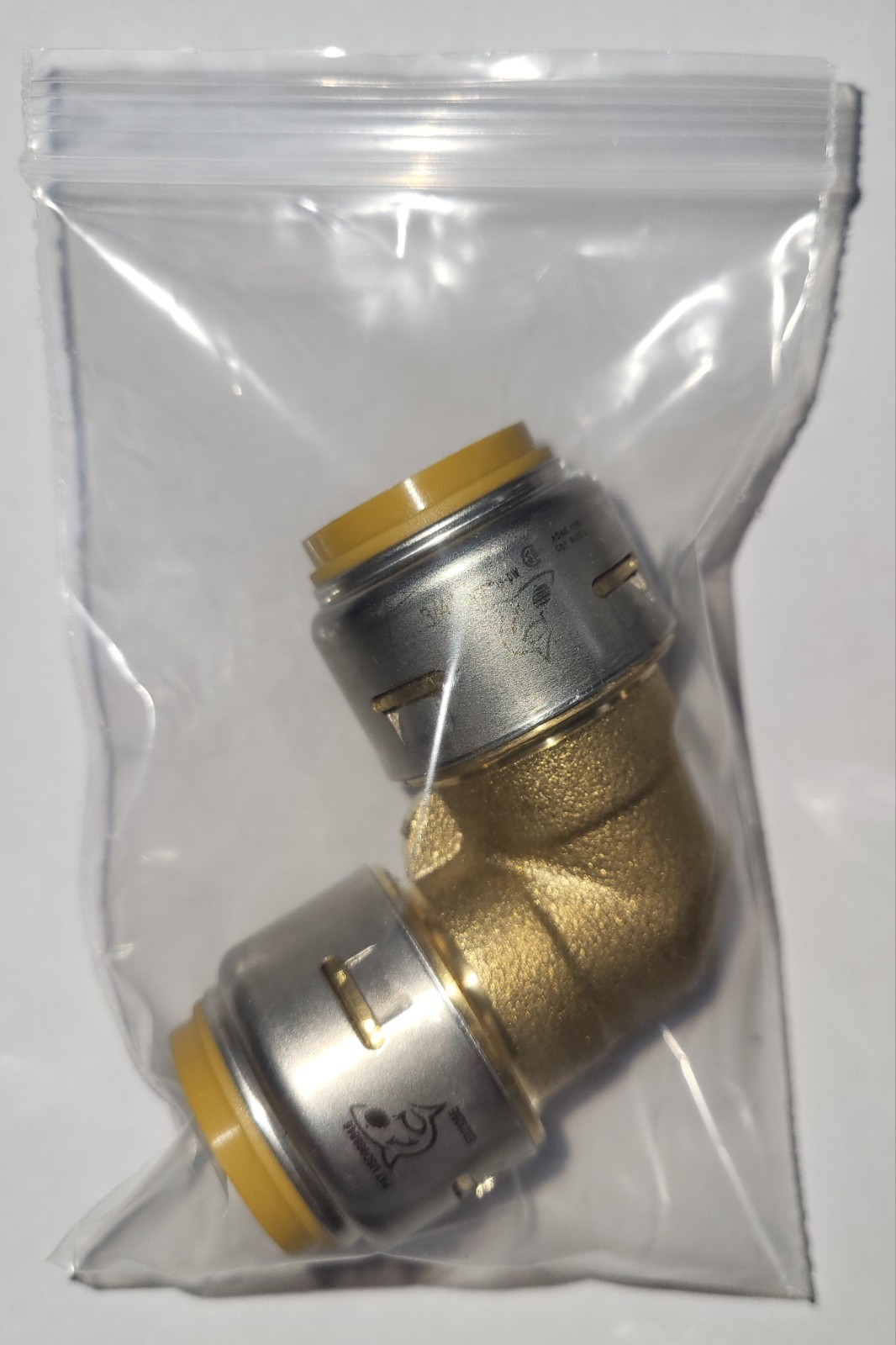 SharkBite Max 3/4″in x 3/4″ in Push-to-Connect 90-Degree Elbow Fitting #UR256Z