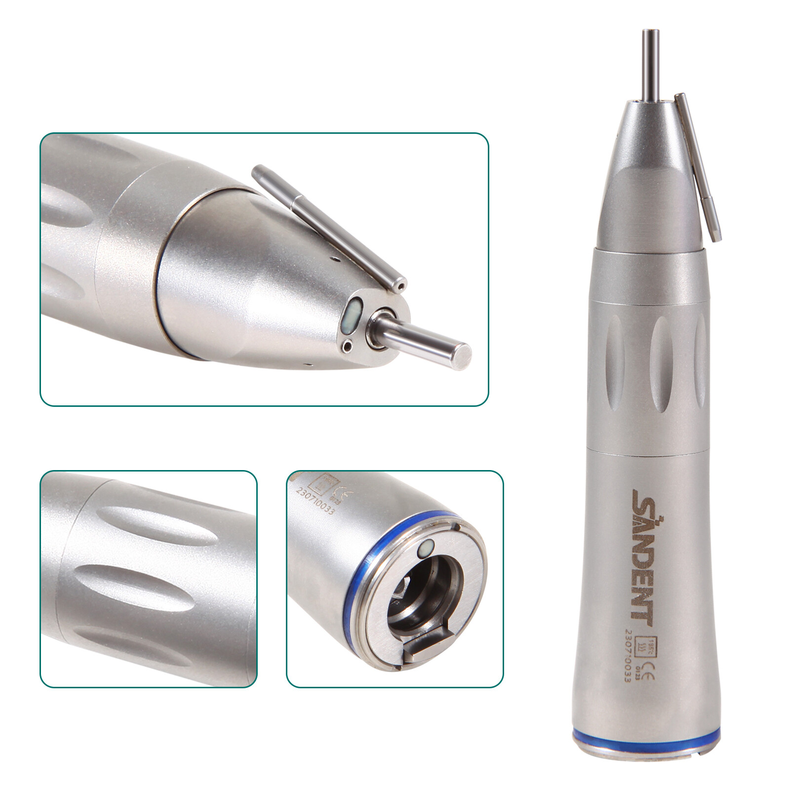 Dental Straight Surgical Handpiece Low Speed Nose Cone Fiber Optic Fit KaV/ Y