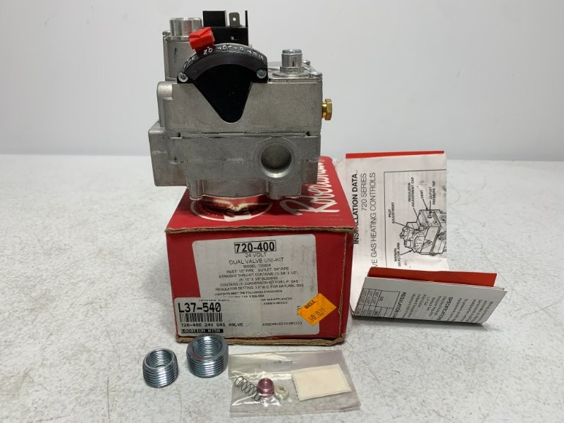 Robertshaw 720-400 Gas Valve 24V 150000 BTU 1/2″ x 3/4″