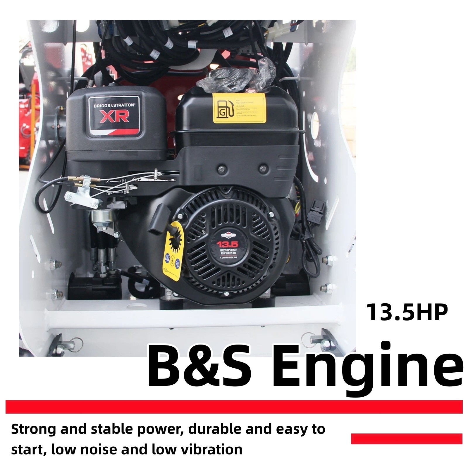 13.5HP Mini Track Skid Steer Loader, 2-Cylinder Gas Engine, USA Free Shipping
