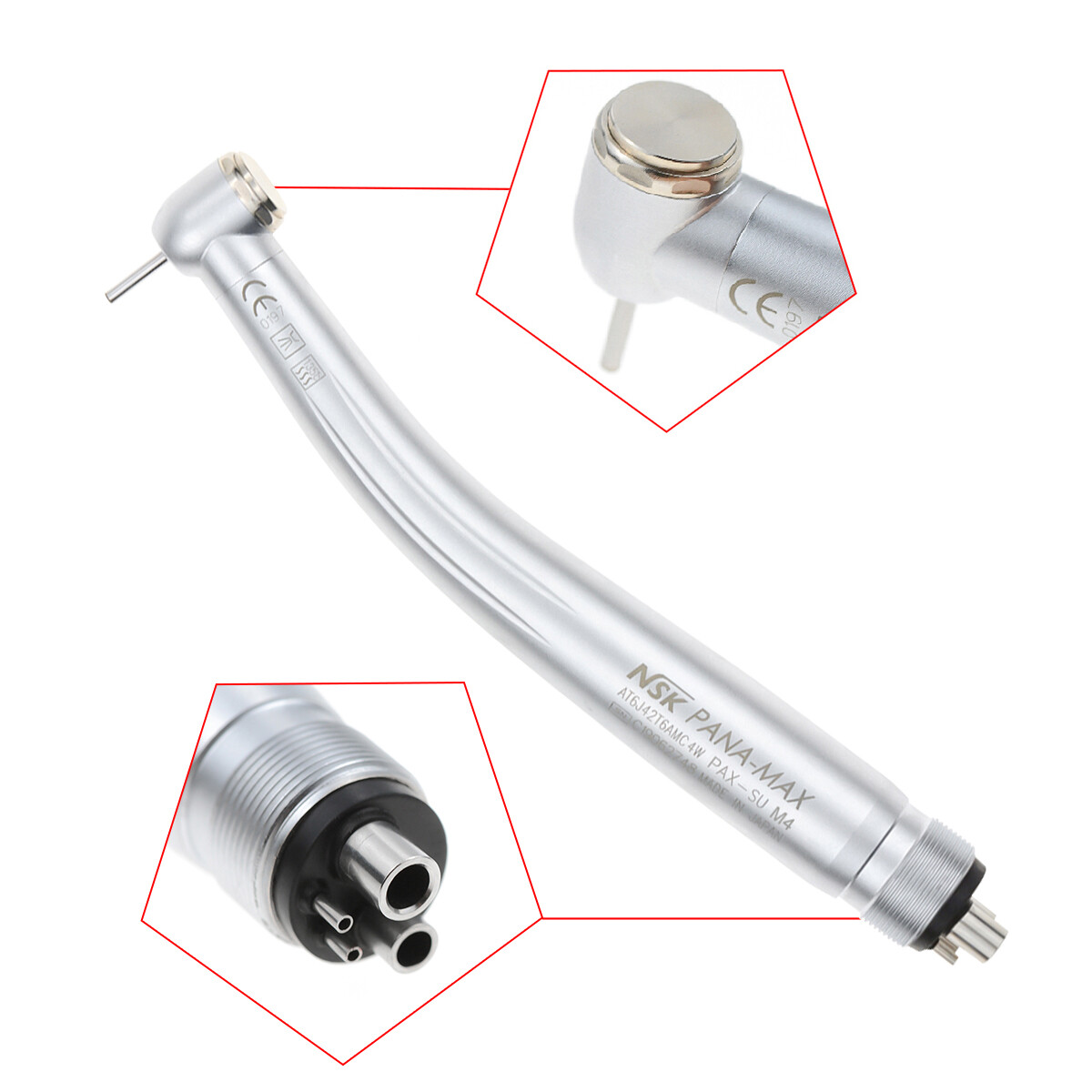 Dental PANA MAX High Speed Handpiece+Low Speed EX203C+Bearing+Al-Box CE