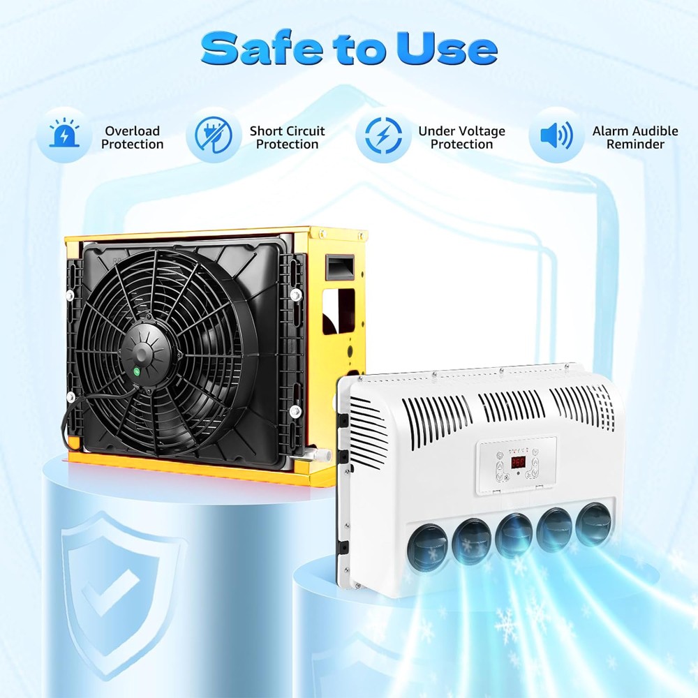 12V 11000BTU Car Hanging Air Conditioner A/C Kit For Car Truck Vehicle Universal