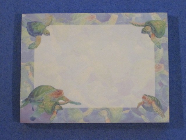 Aloha Stick ‘N Notes – 50 Sheets / Swimming Honu – Designed in Hawaii